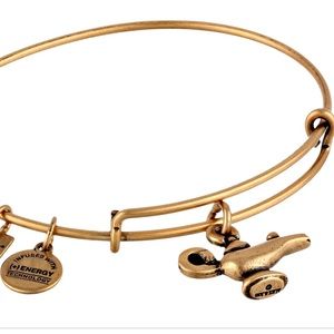 Alex and Ani genie lamp bangle bracelet in gold